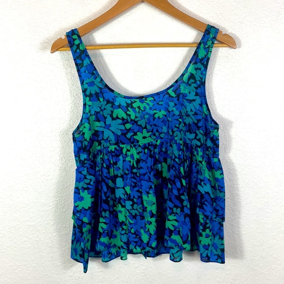 New Free People floral crop tank top S - Picture 5 of 5
